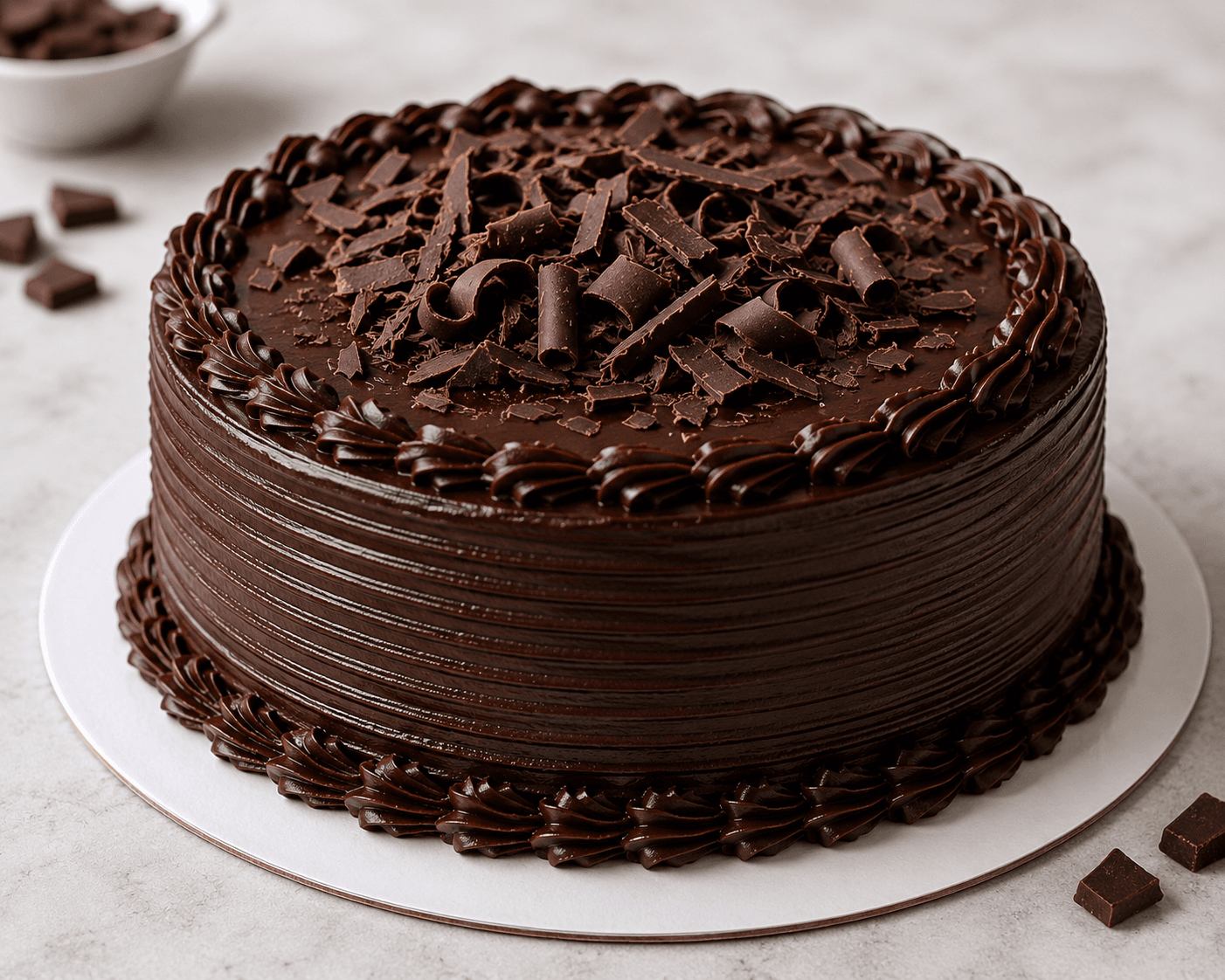 Eggless Chocolate Cake