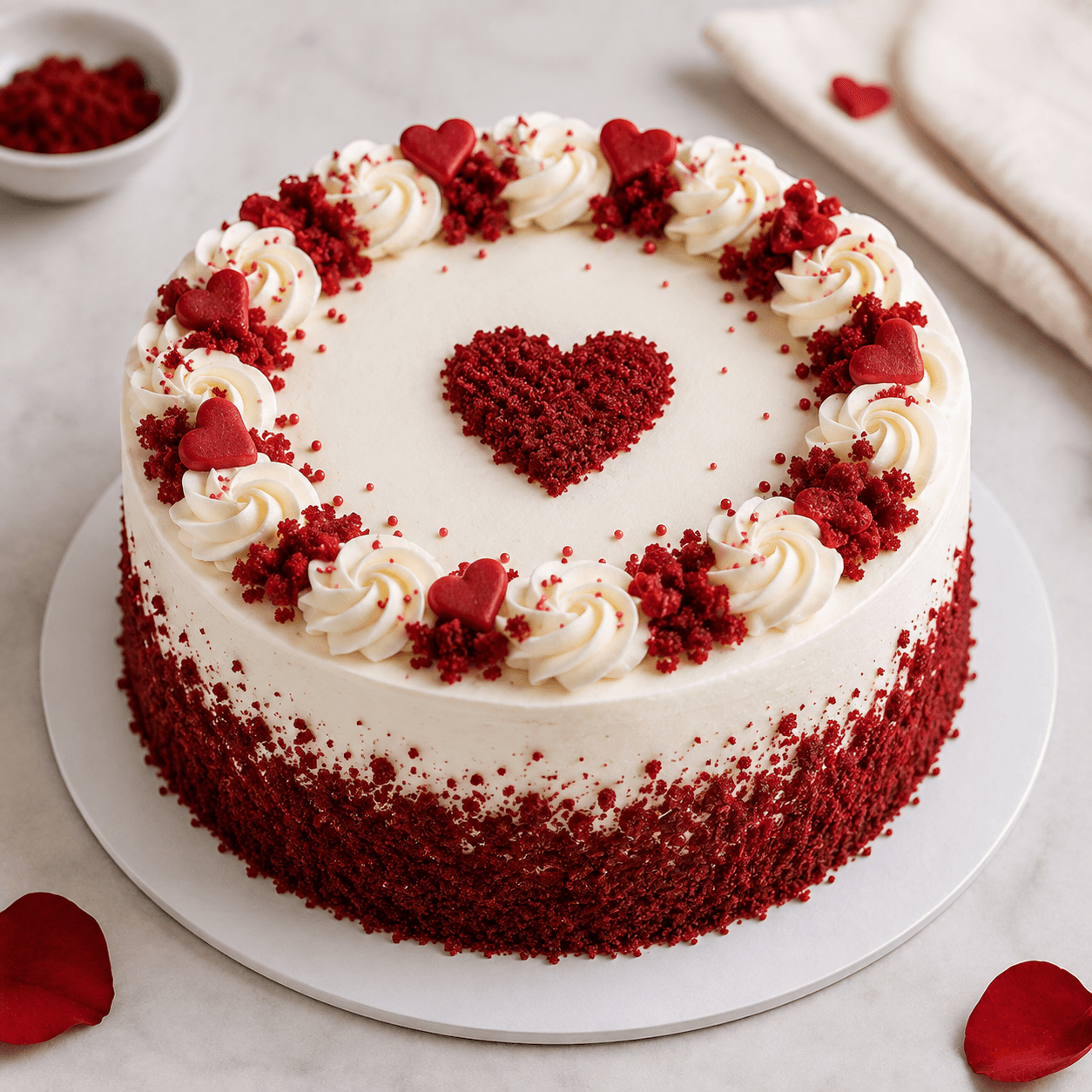 Red Velvet Love Cake