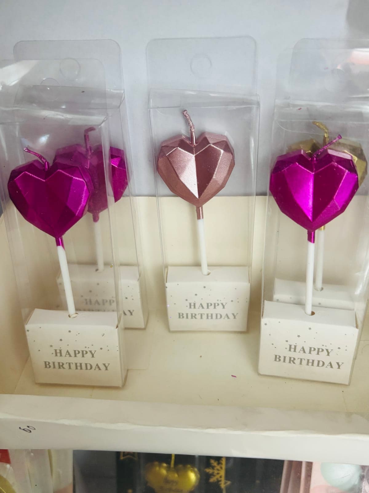 Heart shape candle